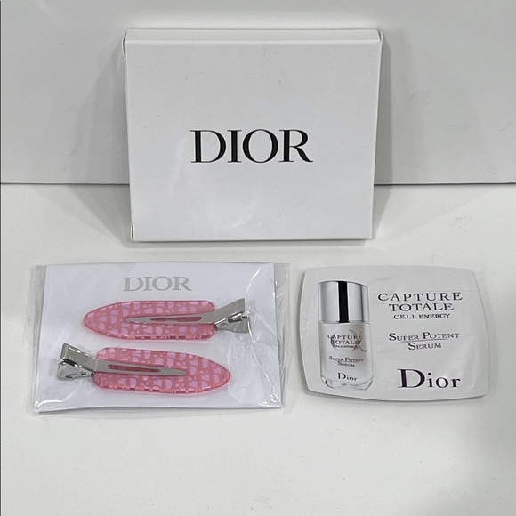Dior Pink Hair Clips and Serum Duo | New in Box ready to Gift 🎁 - Picture 1 of 5